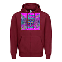 Burgundy just a girl who loves dragonfiles Zipper Hoodie - TumblerDesignByShophia