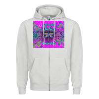 Dove Grey just a girl who loves dragonfiles Zipper Hoodie - TumblerDesignByShophia