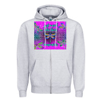 Heather Grey just a girl who loves dragonfiles Zipper Hoodie - TumblerDesignByShophia