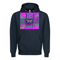 Navy just a girl who loves dragonfiles Zipper Hoodie - TumblerDesignByShophia