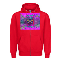 Red just a girl who loves dragonfiles Zipper Hoodie - TumblerDesignByShophia