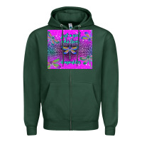 Sports Green just a girl who loves dragonfiles Zipper Hoodie - TumblerDesignByShophia