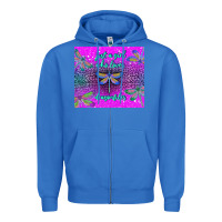 True Royal just a girl who loves dragonfiles Zipper Hoodie - TumblerDesignByShophia
