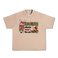 Burro teachers always make the nice list Urban Heavy Tee - MaliasSmallBusiness