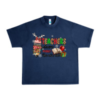 Navy teachers always make the nice list Urban Heavy Tee - MaliasSmallBusiness