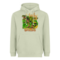 Matcha St. Patrick's day lucky Saurus Heavyweight Hoodie - HowdyJamesFarm