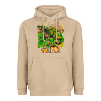 Mushroom St. Patrick's day lucky Saurus Heavyweight Hoodie - HowdyJamesFarm