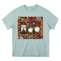 Arona camouflage gnomes american flag star leopard Heavy Core Tee - Artiststas