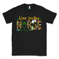 Black one lucky nurse Classic Tee - CowhideDigitalArt