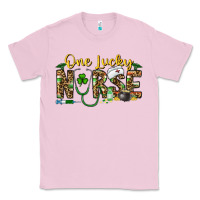 Bubblegum Pink one lucky nurse Classic Tee - CowhideDigitalArt