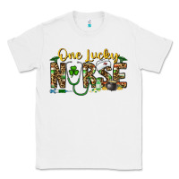 White one lucky nurse Classic Tee - CowhideDigitalArt