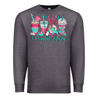 Charcoal Heather nicu neonatal nurse coffee cups Premium Sweatshirt - OliviaCreatesArt