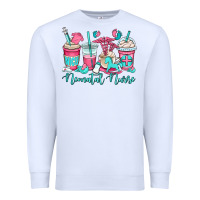 White nicu neonatal nurse coffee cups Premium Sweatshirt - OliviaCreatesArt