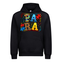 Black autism leopard frame para Urban Hoodie - LillyAllenDesigns