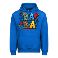 Cobalt autism leopard frame para Urban Hoodie - LillyAllenDesigns