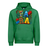 Emerald autism leopard frame para Urban Hoodie - LillyAllenDesigns