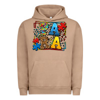 Pigment Burro autism leopard frame para Urban Hoodie - LillyAllenDesigns