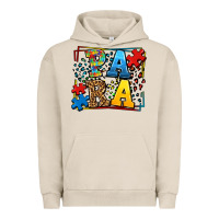 Pigment French Oak autism leopard frame para Urban Hoodie - LillyAllenDesigns
