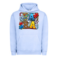 Pigment Grape Ice autism leopard frame para Urban Hoodie - LillyAllenDesigns