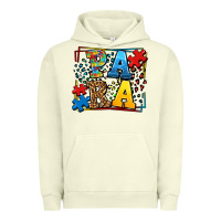 Pigment Pistachio autism leopard frame para Urban Hoodie - LillyAllenDesigns