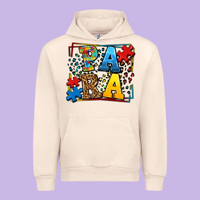 Autism Leopard Frame Para Urban Hoodie Designed By Lillyallendesigns