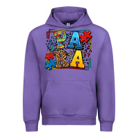 Tulip autism leopard frame para Urban Hoodie - LillyAllenDesigns