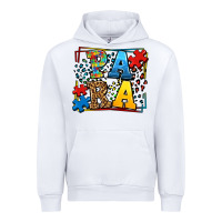 White autism leopard frame para Urban Hoodie - LillyAllenDesigns