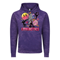 Cloud Purple retro gymnastics Vintage Hoodie - MaliasSmallBusiness