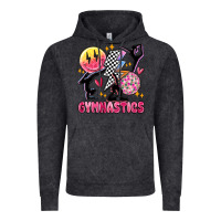 Vintage Black retro gymnastics Vintage Hoodie - MaliasSmallBusiness