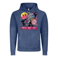 Vintage Denim retro gymnastics Vintage Hoodie - MaliasSmallBusiness
