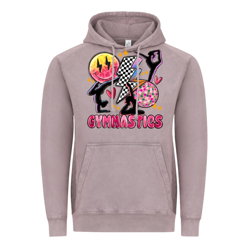 Retro Gymnastics Vintage Hoodie by MaliasSmallBusiness | Teevron