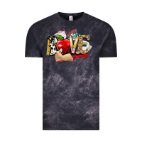 Cloud Black teacher school love Vintage Tee - NancyCooperArtShop