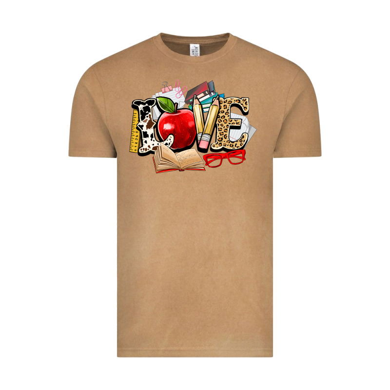 Teacher School Love Vintage Tee by NancyCooperArtShop | Teevron