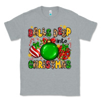 Heather Grey balls deep into christmas Classic Tee - MaliasSmallBusiness
