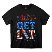 Black let's get lit Heavy Core Tee - BundleAndBundleShop