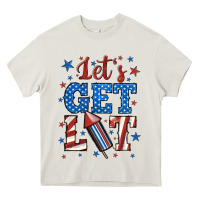 Cream let's get lit Heavy Core Tee - BundleAndBundleShop