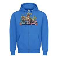 True Royal Happy Easter Day rodeo Zipper Hoodie - HowdyJamesFarm