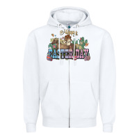 White Happy Easter Day rodeo Zipper Hoodie - HowdyJamesFarm