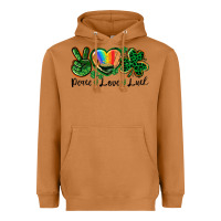 Meerkat Peace love St. Patrick's Day Heavyweight Hoodie - CowGirlArtShop