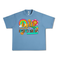 Pebble Blue hello second grade Urban Heavy Tee - NancyCooperArtShop