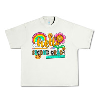 Pistachio hello second grade Urban Heavy Tee - NancyCooperArtShop