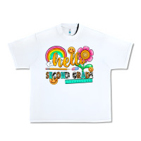 White hello second grade Urban Heavy Tee - NancyCooperArtShop