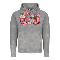 Cloud Rock valentines day coffee cups Vintage Hoodie - MaliasSmallBusiness