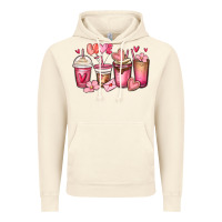 Vintage Artic valentines day coffee cups Vintage Hoodie - MaliasSmallBusiness