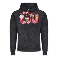 Vintage Black valentines day coffee cups Vintage Hoodie - MaliasSmallBusiness