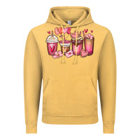 Vintage Mustard valentines day coffee cups Vintage Hoodie - MaliasSmallBusiness