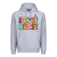 Heather Grey Easter nurse Easter Day Premium Hoodie - HowdyJamesFarm