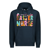 Navy Easter nurse Easter Day Premium Hoodie - HowdyJamesFarm