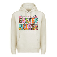 Oatmeal Heather Easter nurse Easter Day Premium Hoodie - HowdyJamesFarm