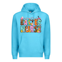 Ocean Blue Easter nurse Easter Day Premium Hoodie - HowdyJamesFarm